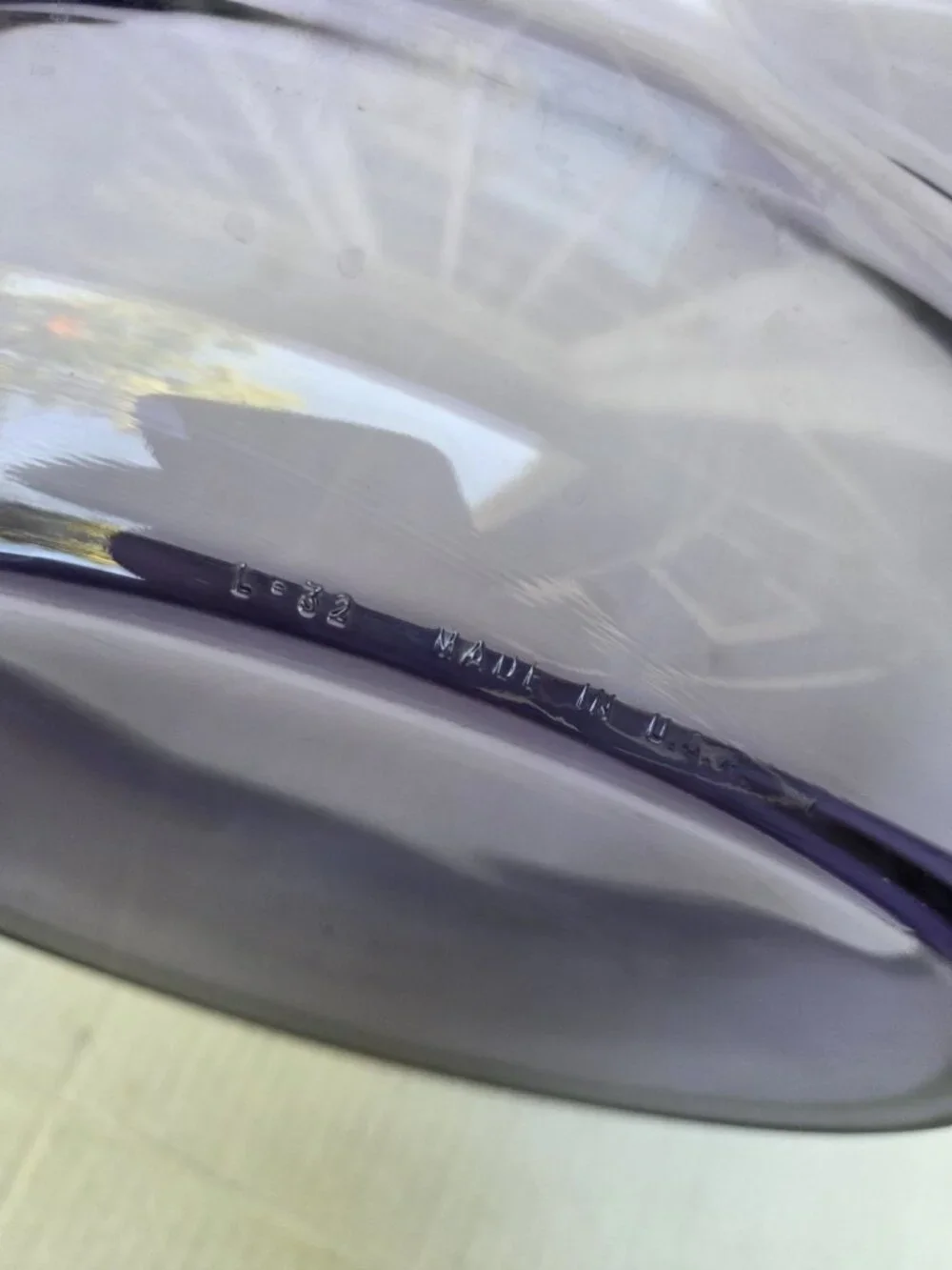 Pyrex Corningware Simple Elegance Oval Purple Amethyst Glass Casserole Dish L32